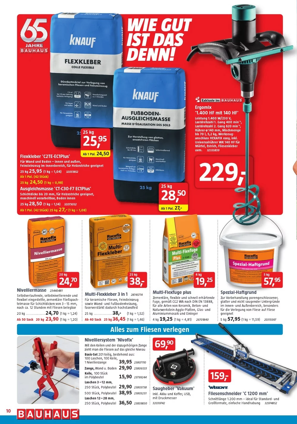 BAUHAUS prospekt oktober 10