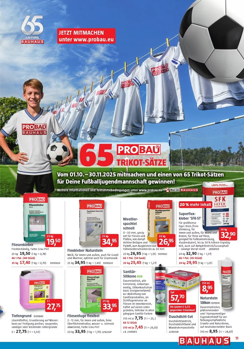 BAUHAUS prospekt oktober 11