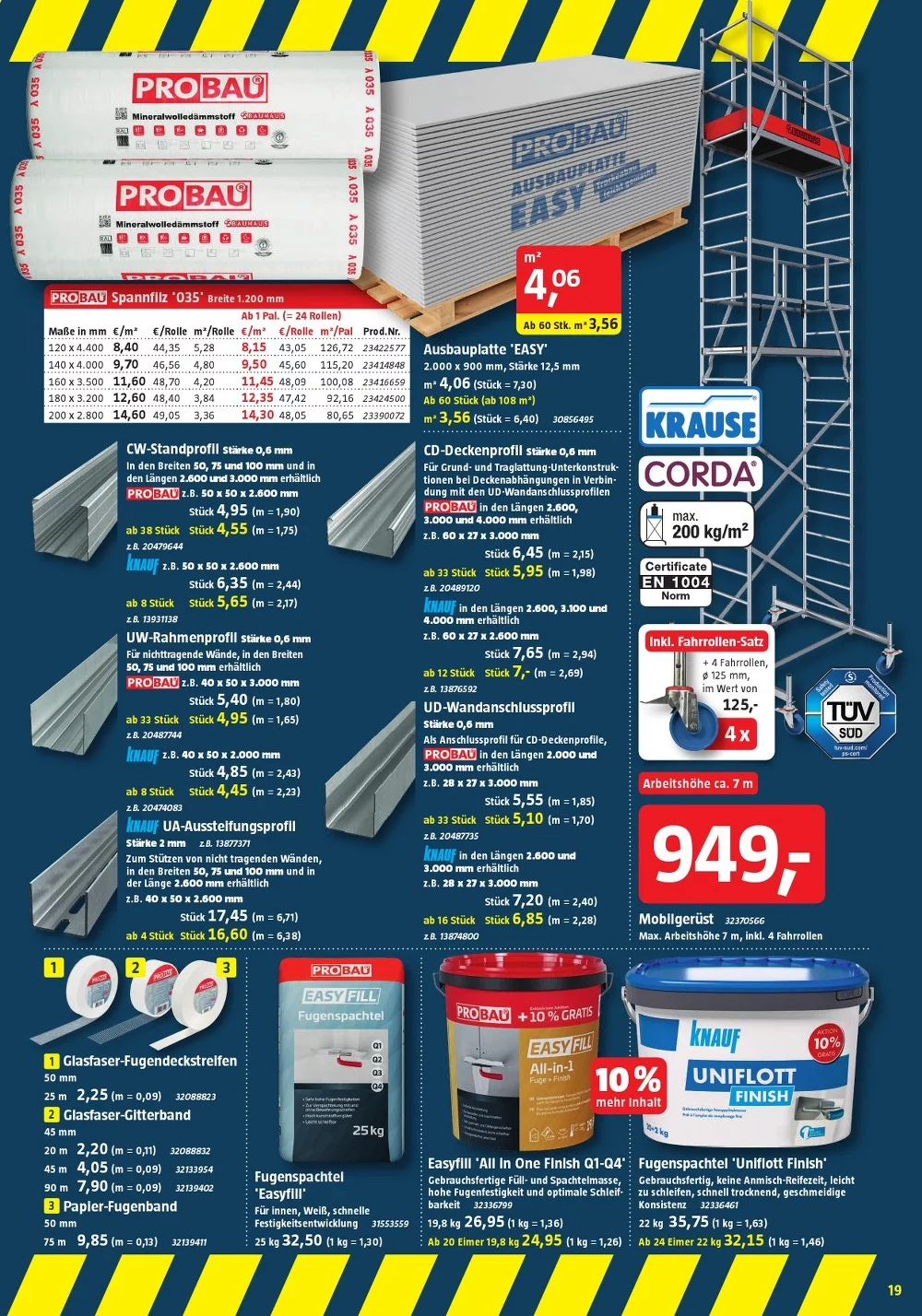 BAUHAUS prospekt oktober 19