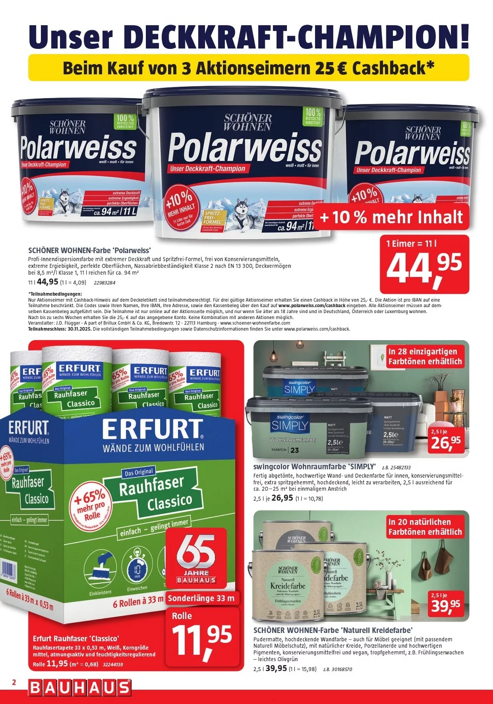 BAUHAUS prospekt oktober 2