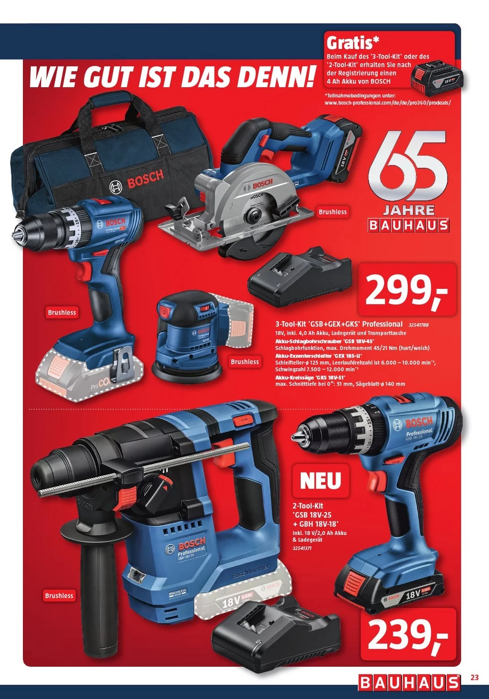 BAUHAUS prospekt oktober 23