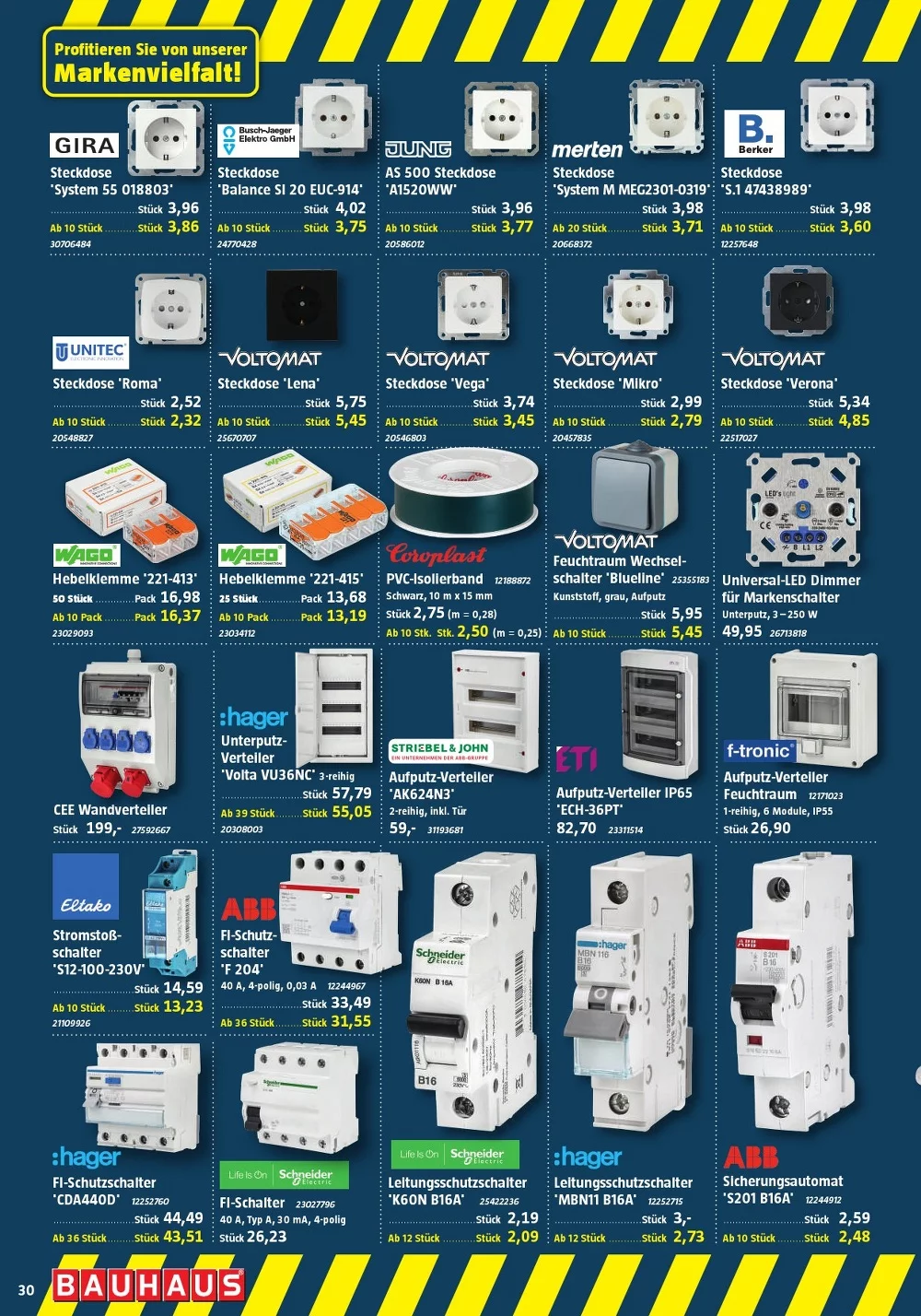 BAUHAUS prospekt oktober 30