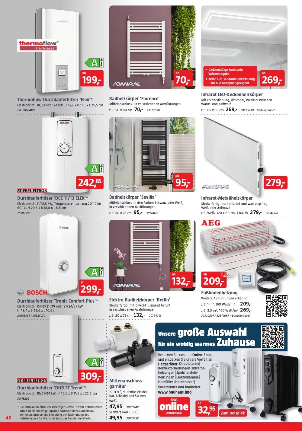 BAUHAUS prospekt oktober 40