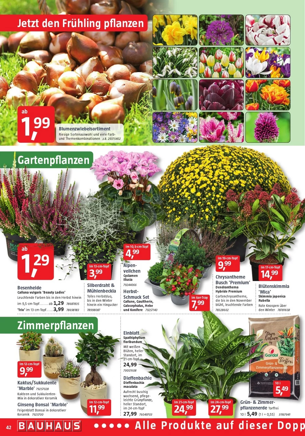 BAUHAUS prospekt oktober 42