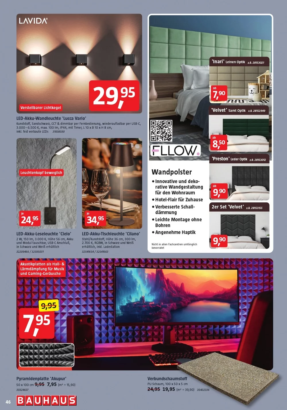 BAUHAUS prospekt oktober 46