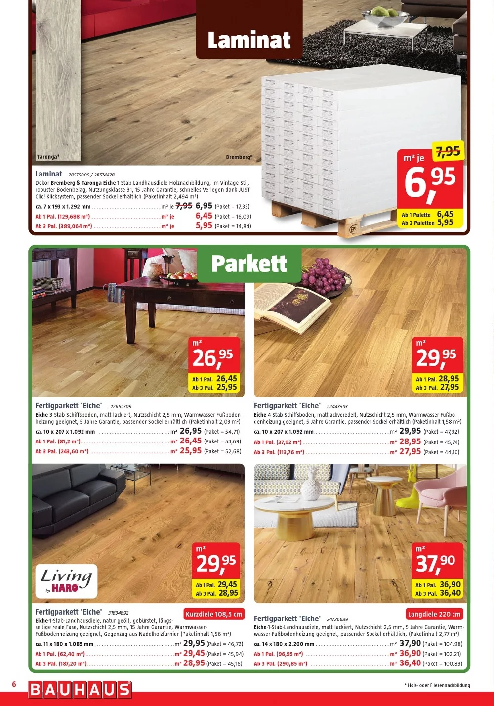BAUHAUS prospekt oktober 6