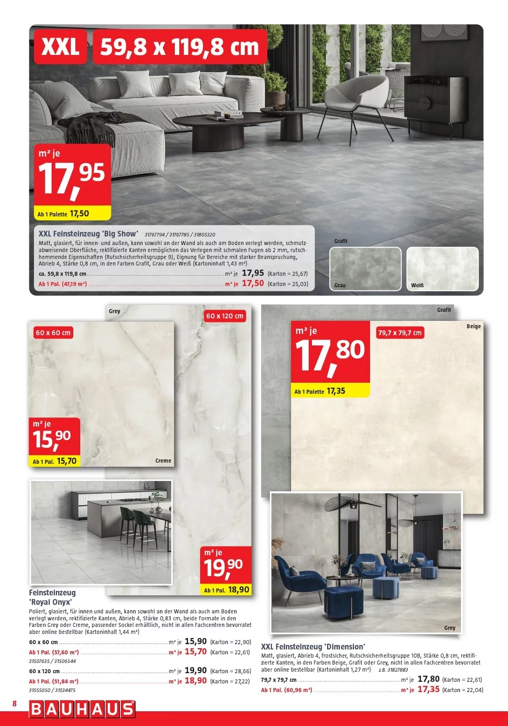 BAUHAUS prospekt oktober 8