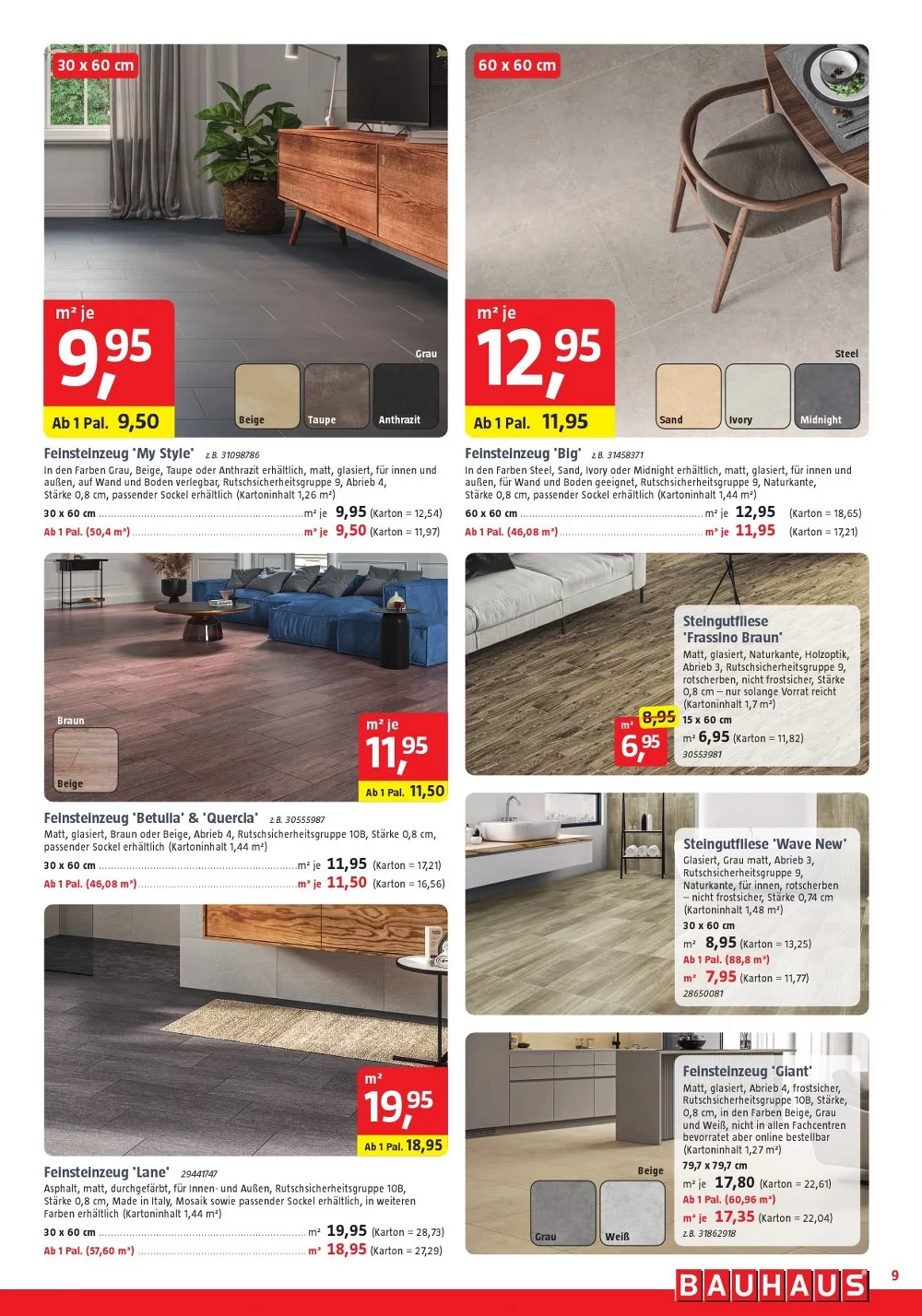 BAUHAUS prospekt oktober 9