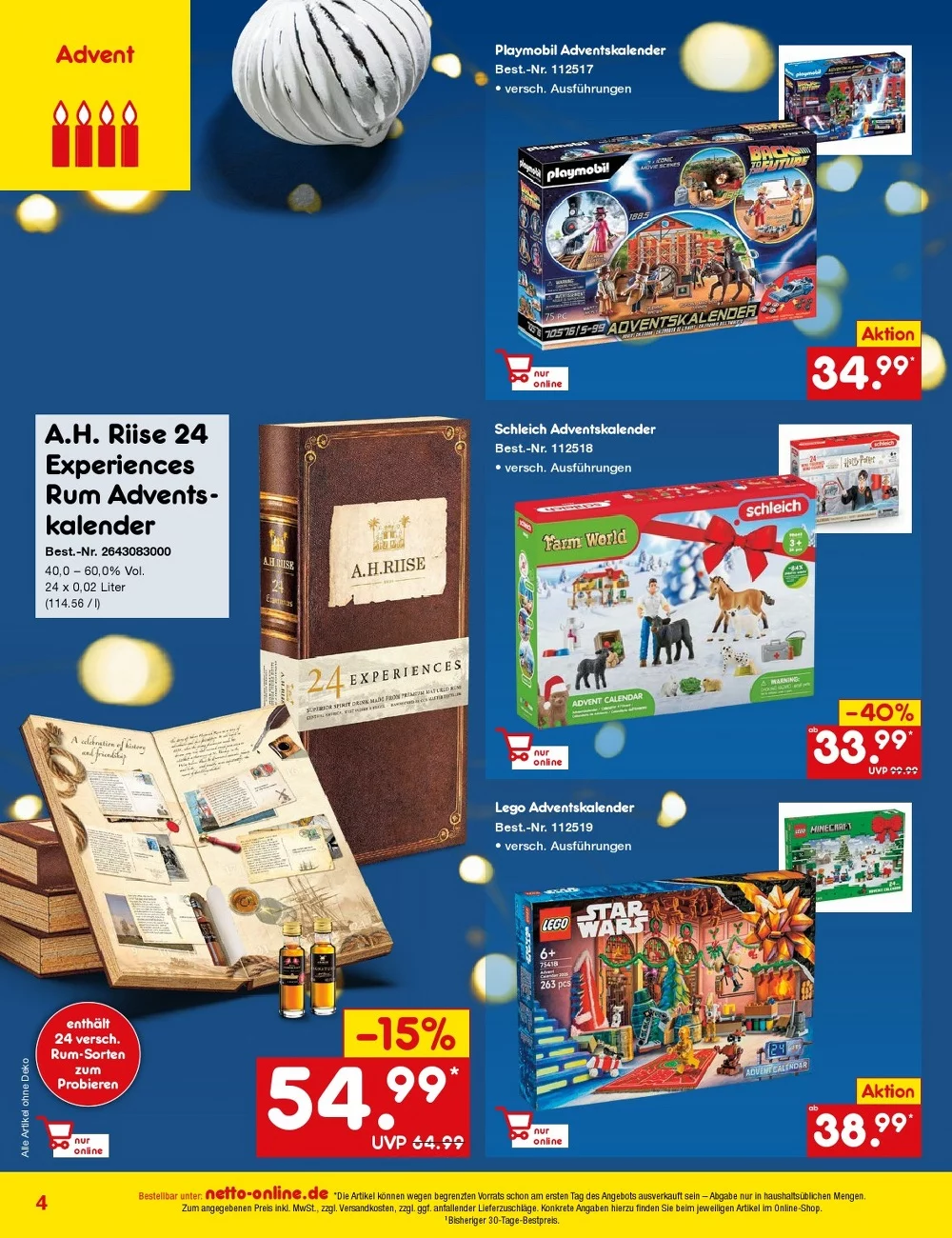 Netto Marken-Discount Online Bestellmagazin November 2025 4 Netto marken prospekt Bestellmagazin November 4