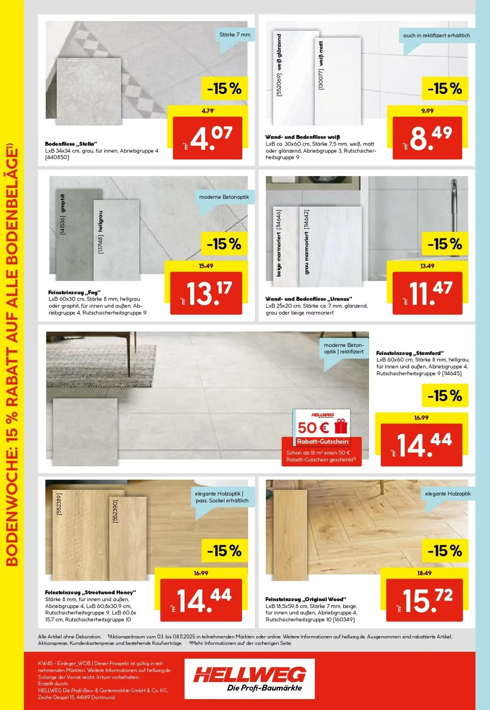 hellweg prospekt november 3 8 14