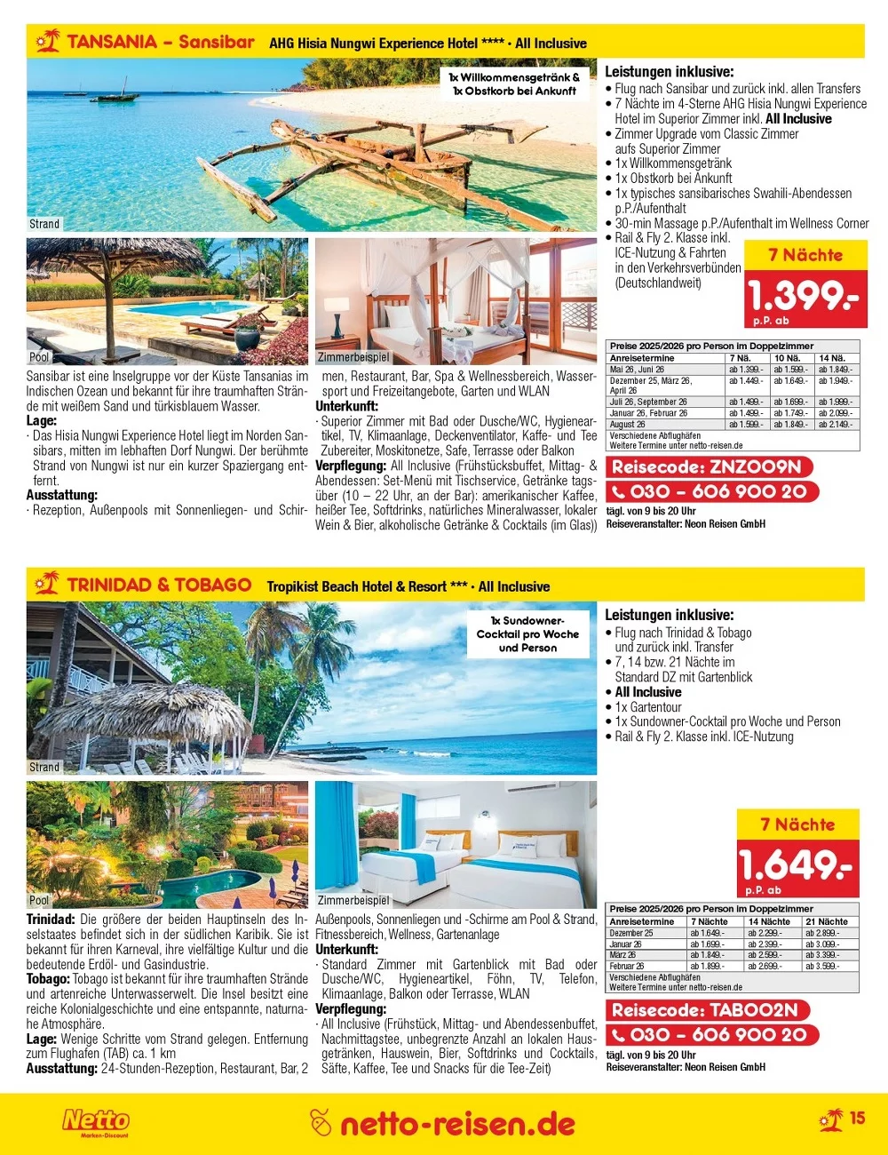 netto marken prospekt reisen november 15