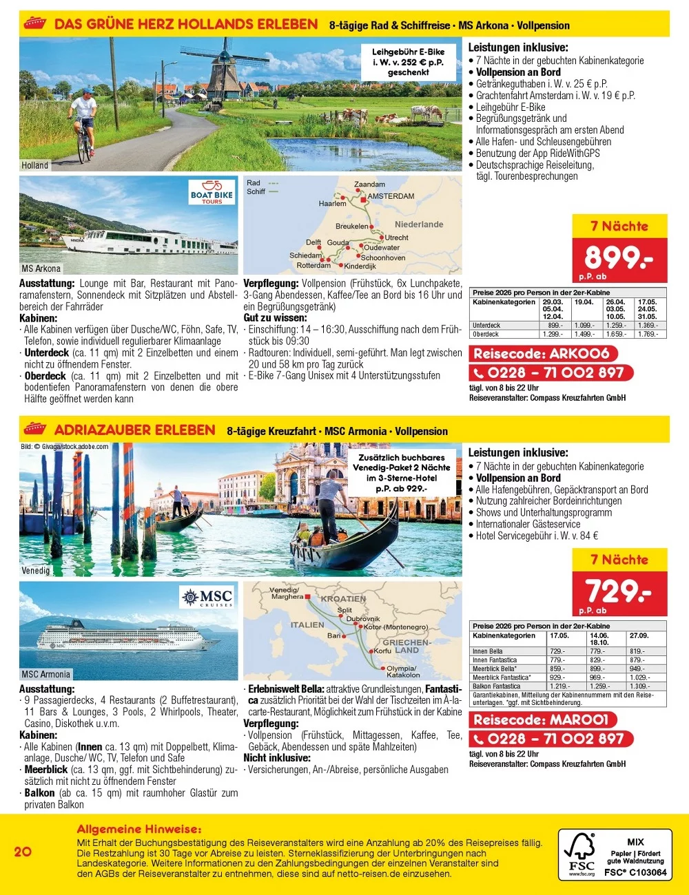 netto marken prospekt reisen november 20