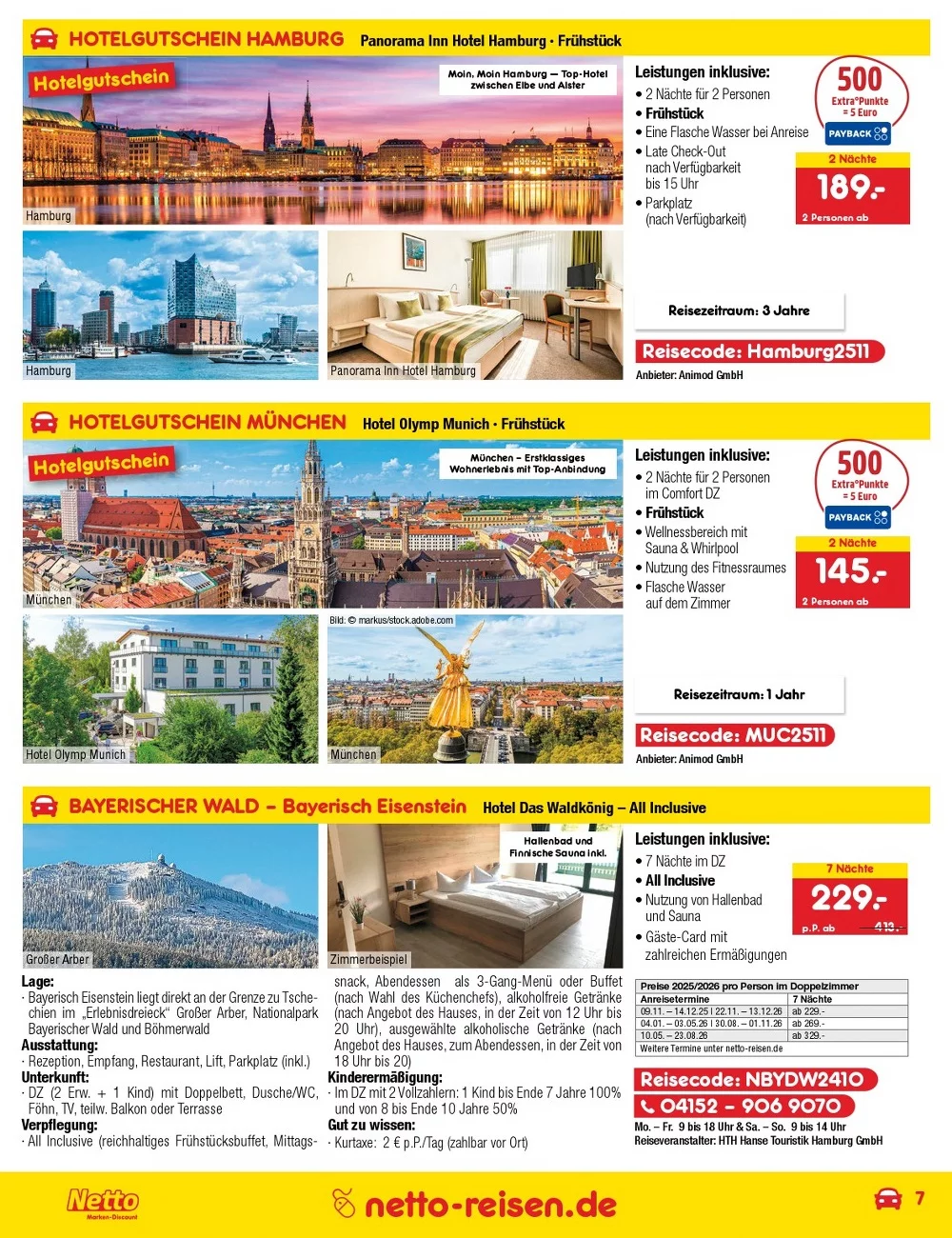 netto marken prospekt reisen november 7