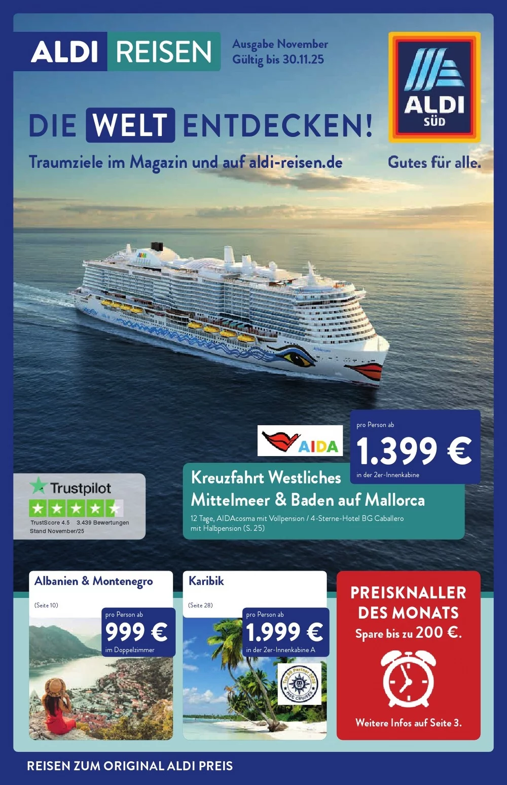 aldi süd reisen november