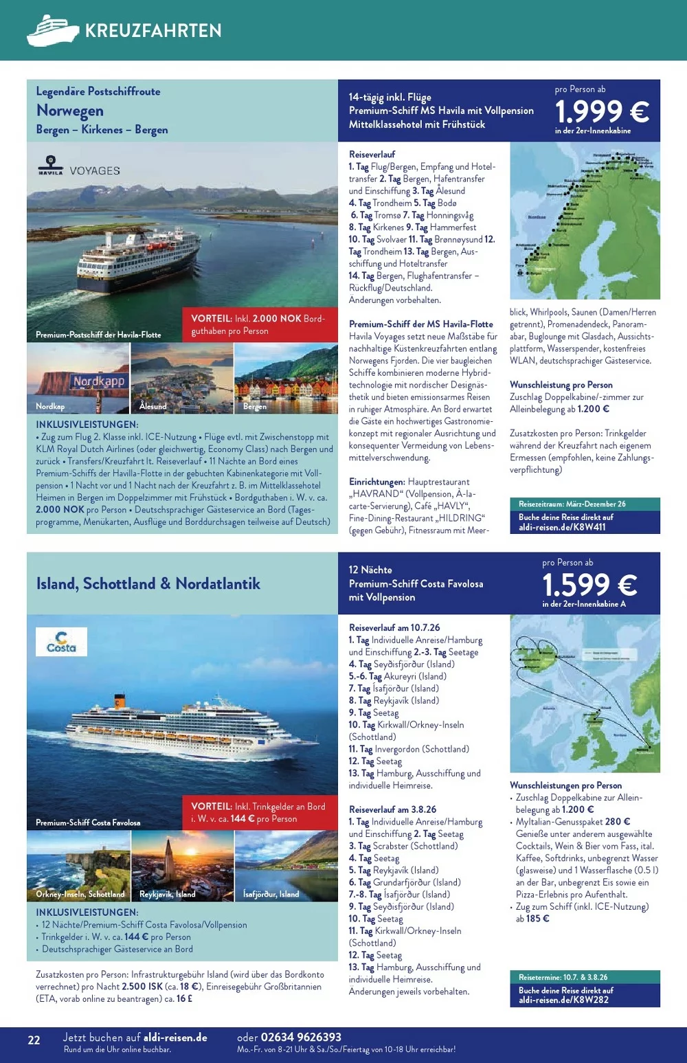 ALDI SUD ALDI Reisemagazin November 2025 22