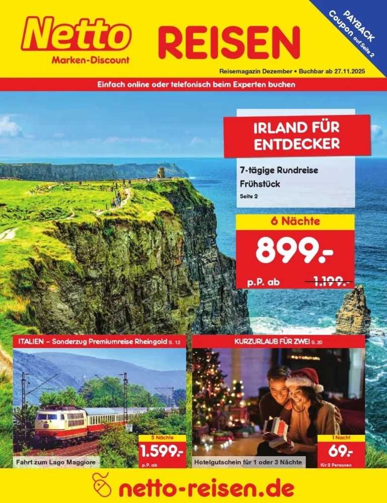 netto marken reisen prospekt dezember