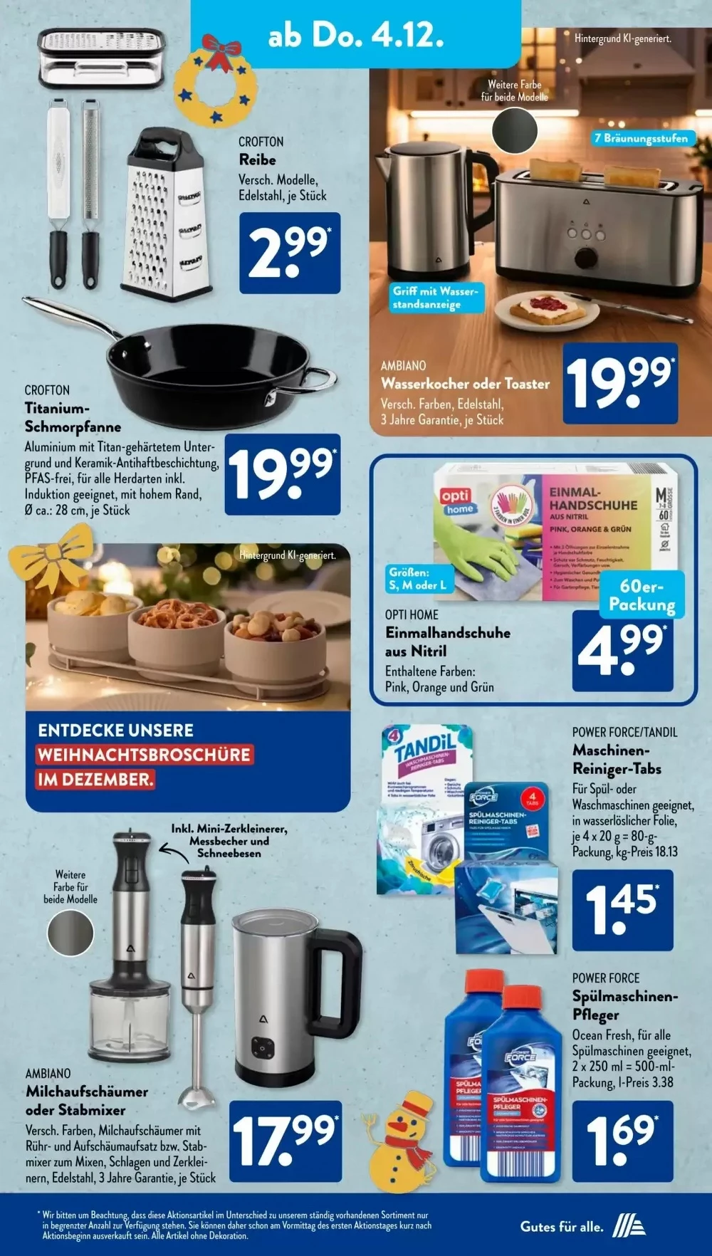 aldi sud prospekt dezember 1 6 11