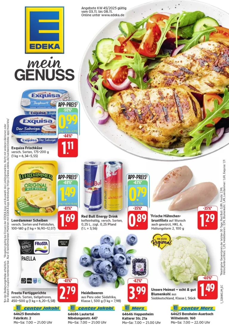 edeka südwest prospekt kw45