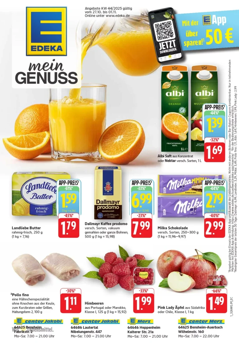 edeka südwest prospekt kw44