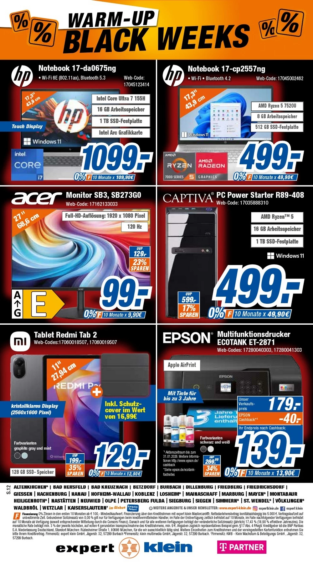 expert klein prospekt november 8 14 12