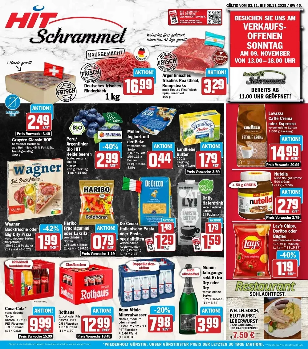 HIT Prospekt 03.11.2025 bis 08.11.2025 1 hit prospekt kw45