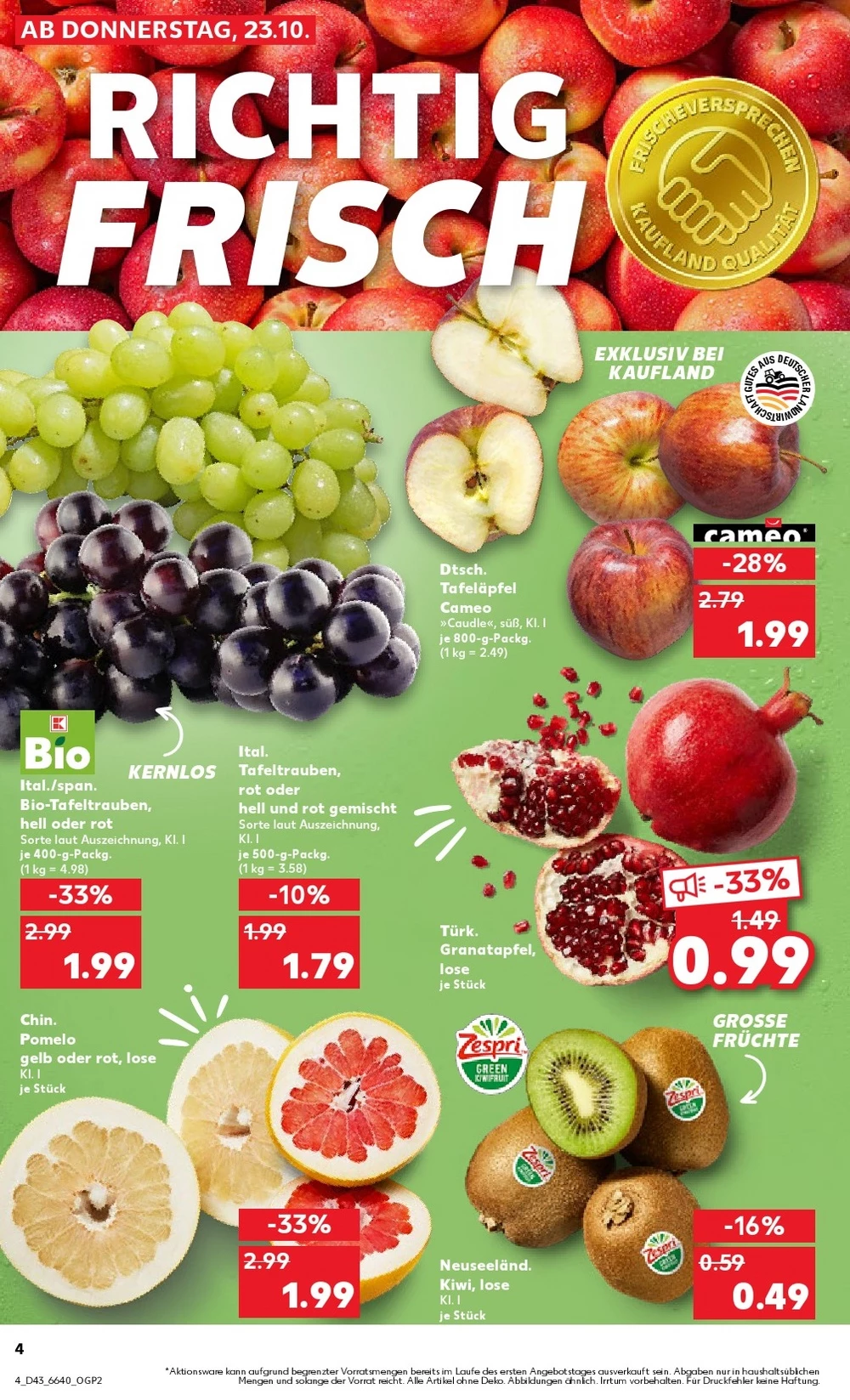 Kaufland Prospekt Neu 06.11.2025 bis 12.11.2025 4 kaufland prospekt oktober 23 29 4