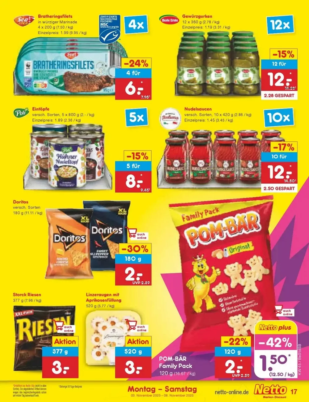 netto marken prospekt november 3 8 17
