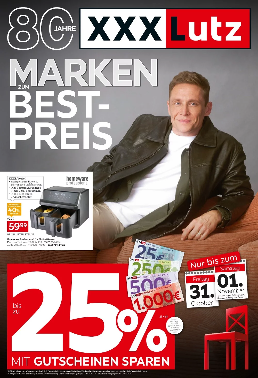 XXXLutz Prospekt 26.10.2025 bis 09.11.2025 1 xxxlutz prospekt kw44-45