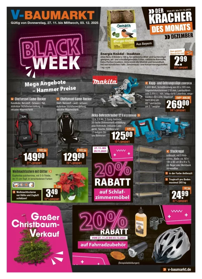 v baumarkt prospekt kw48