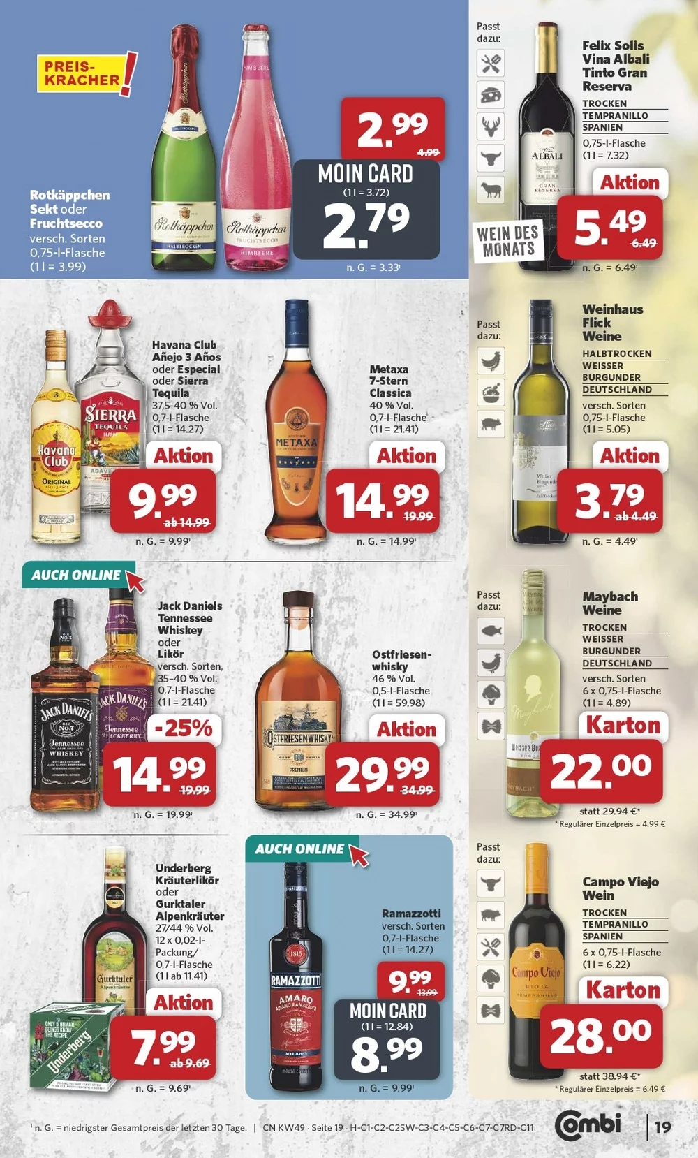 combi prospekt dezember 1 6 19