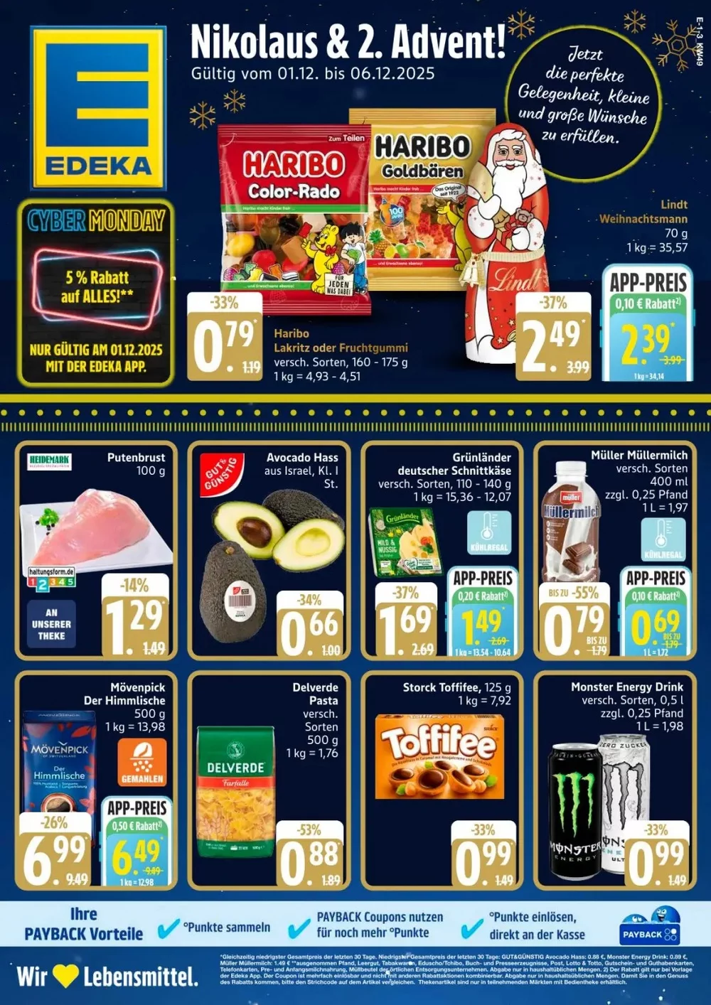 Edeka Prospekt Nord 01.12.2025 bis 06.12.2025 1 edeka nord prospekt kw49
