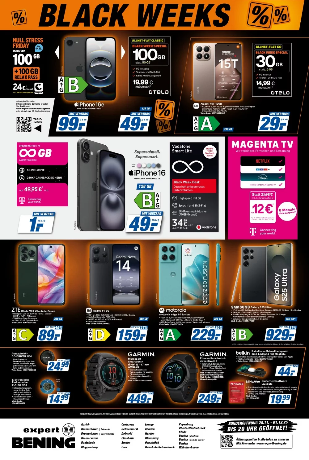 expert bening prospekt november 22 28 8