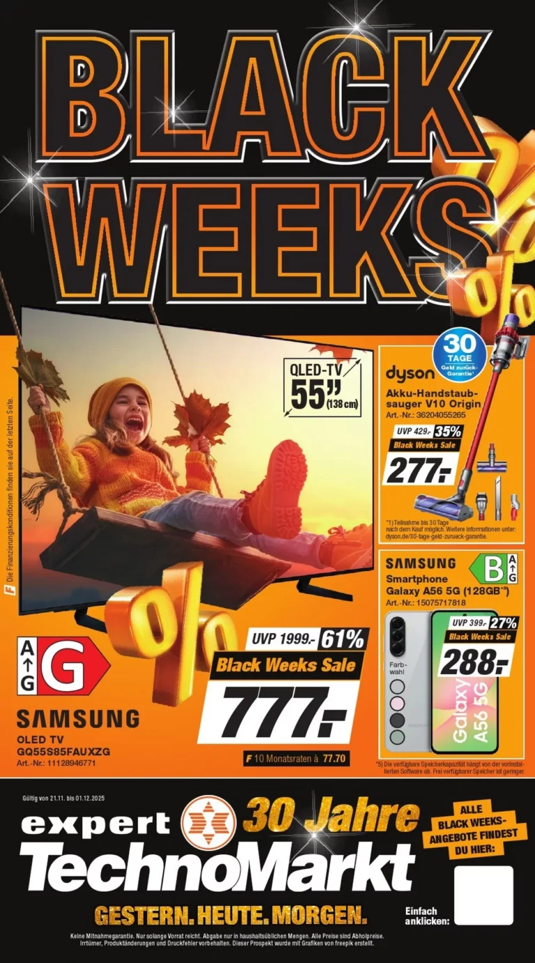 expert technomarkt prospekt kw48