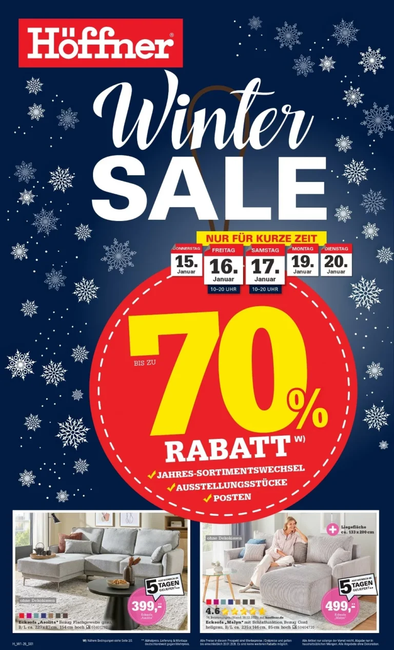 höffner prospekt januar