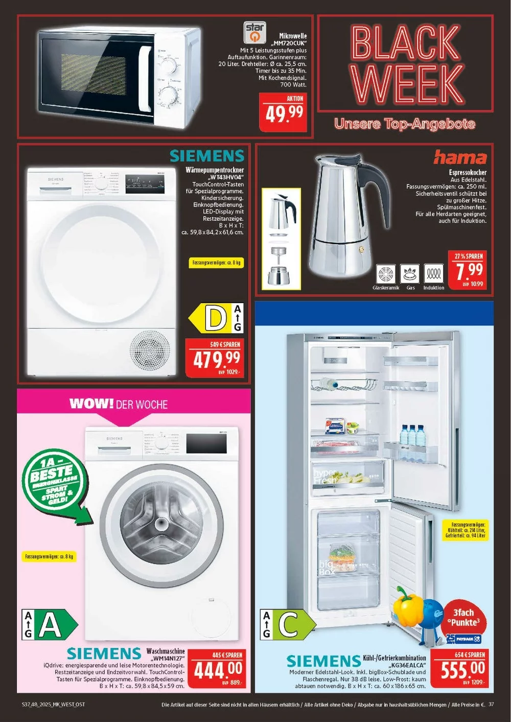 marktkrauf hof prospekt november 24 29 37