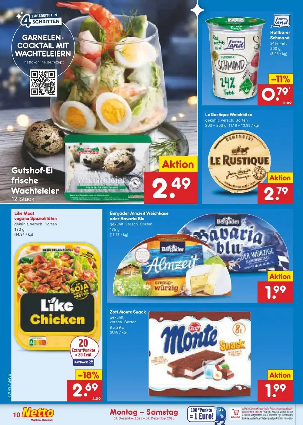 netto marken prospekt dezembere 1 6 10
