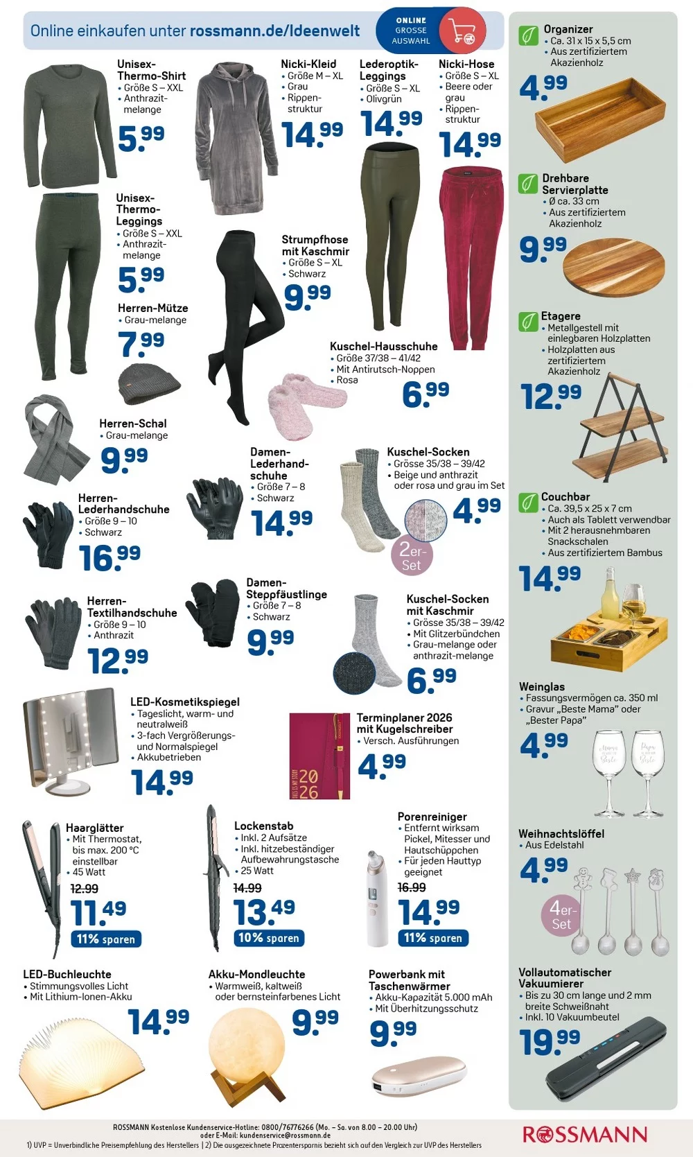 Rossmann Prospekt neu 01.12.2025 bis 06.12.2025 3 rossmann prospekt dezember 1 5 3