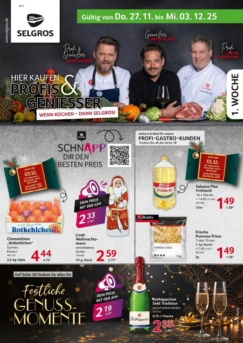 selgros food prospekt kw49