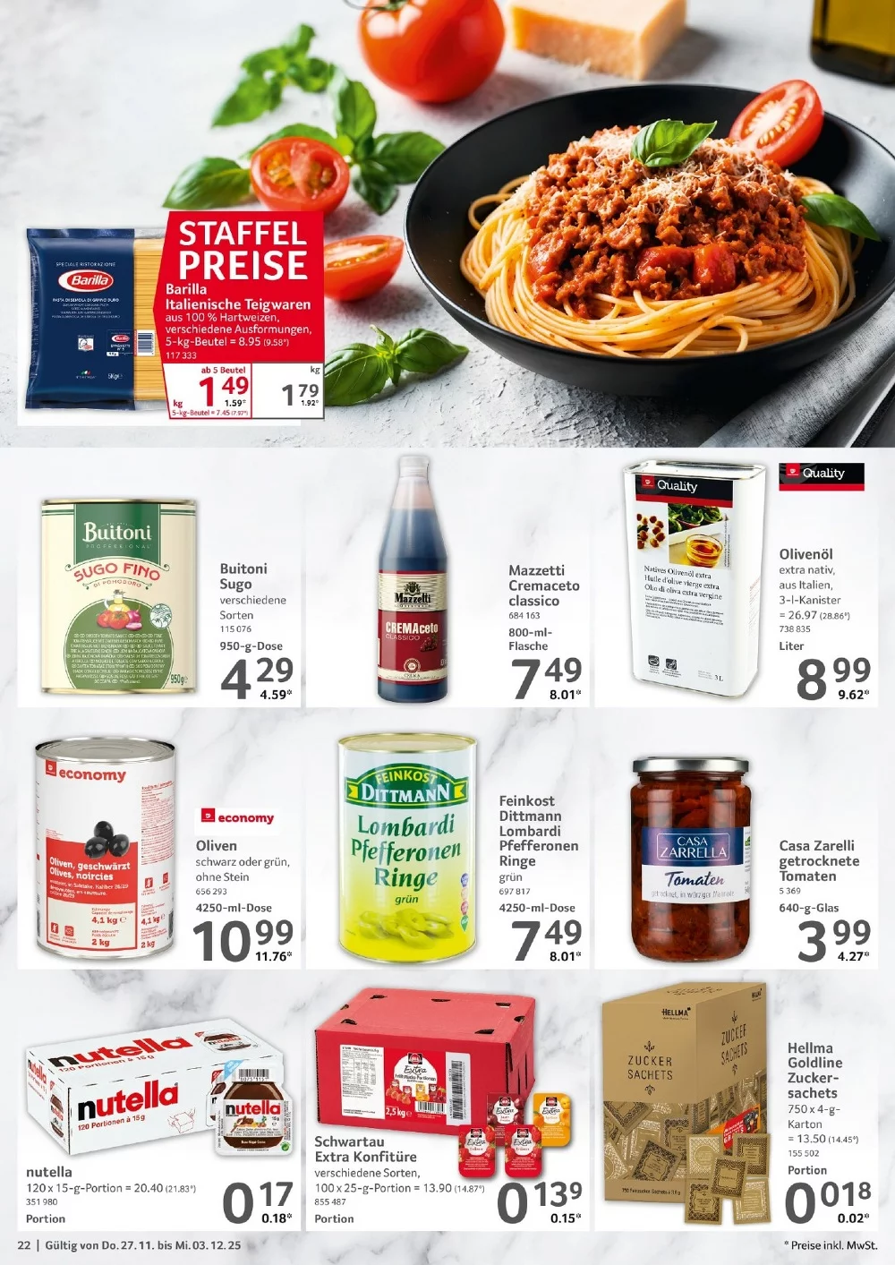 selgros food prospek november 27 dezember 4 22