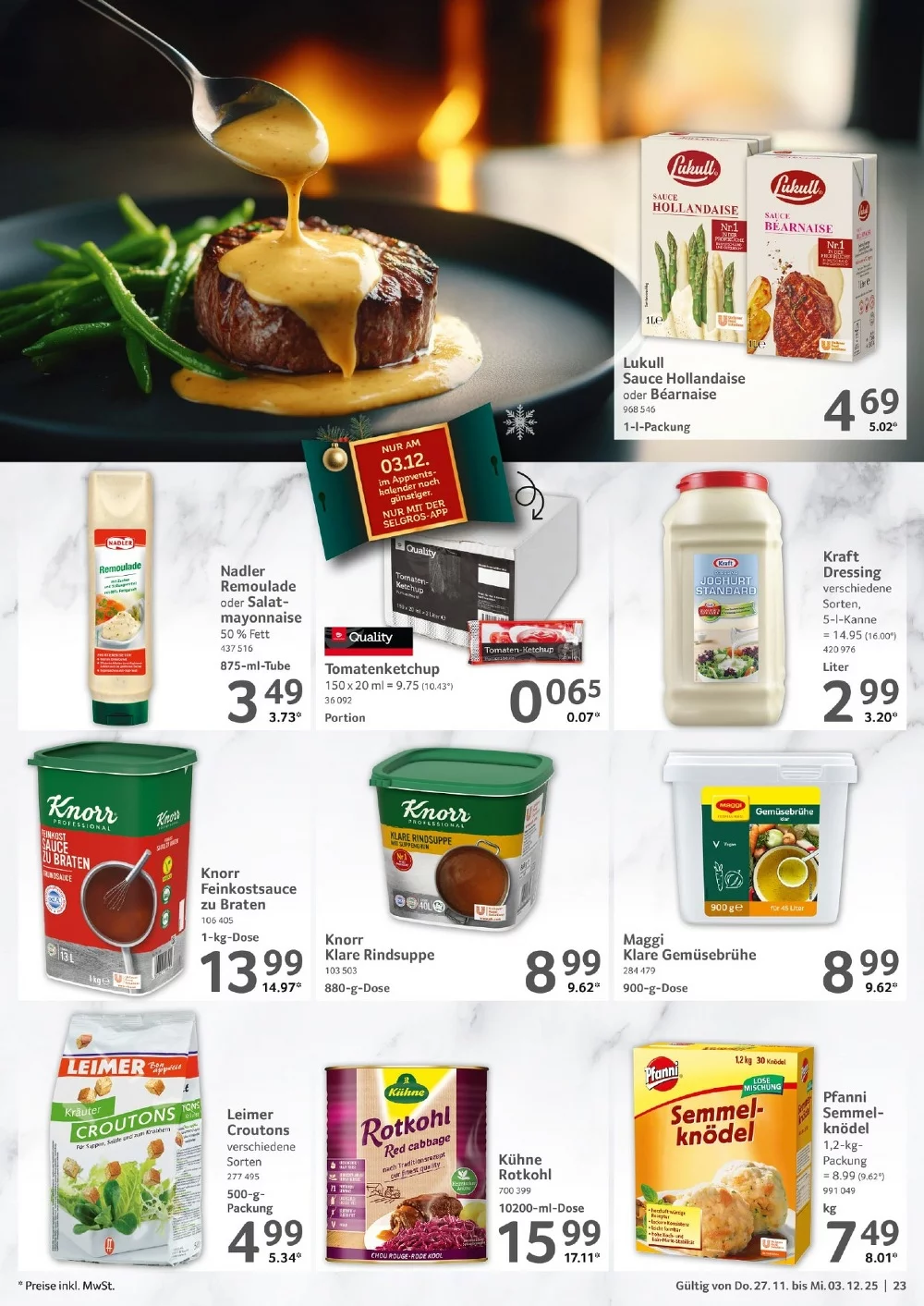 selgros food prospek november 27 dezember 4 23