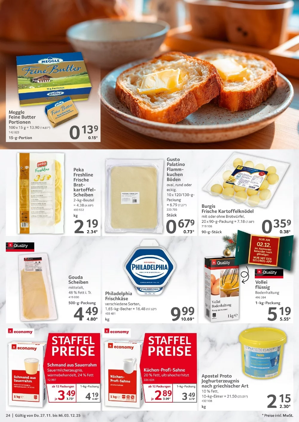 selgros food prospek november 27 dezember 4 24