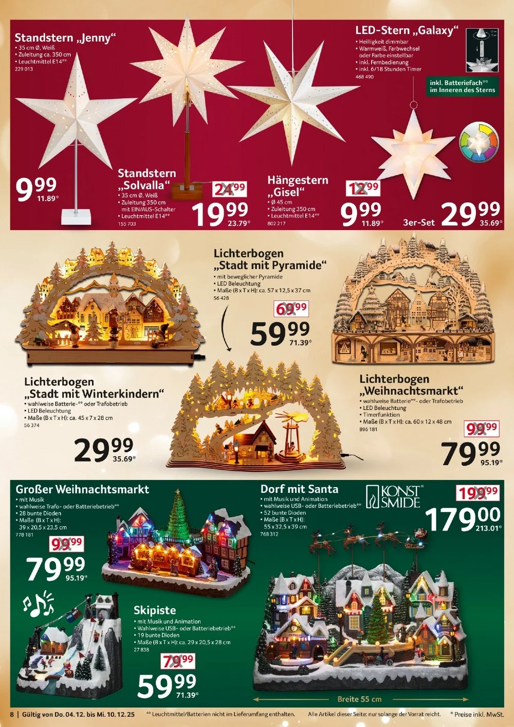 selgros nonfood prospekt dezember 4 10 8