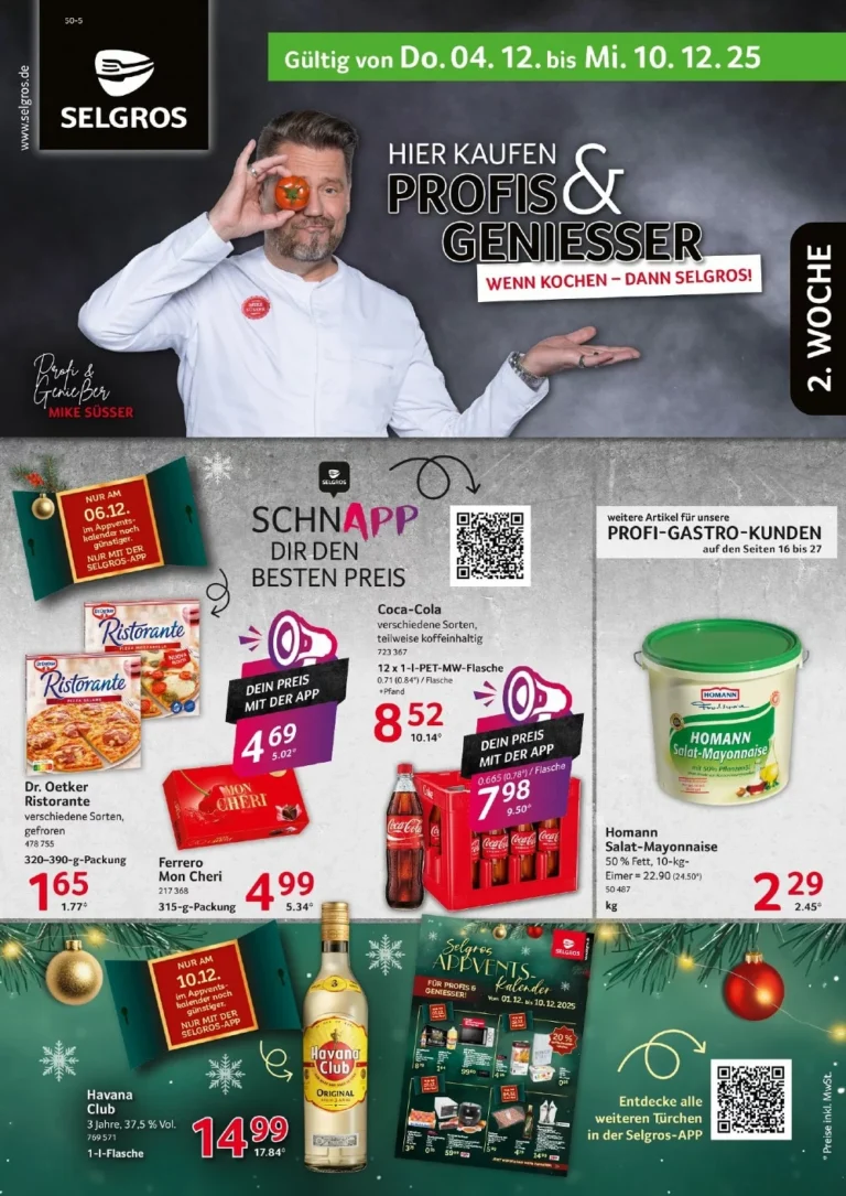 selgros food prospekt kw50