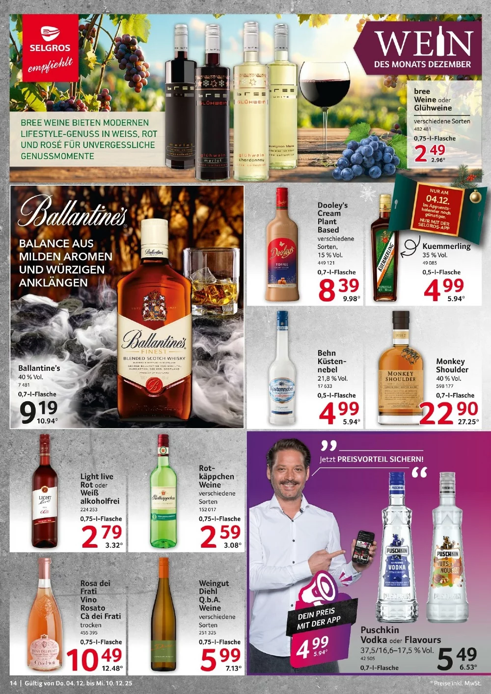 selgros prospekt dezember 4 10 14