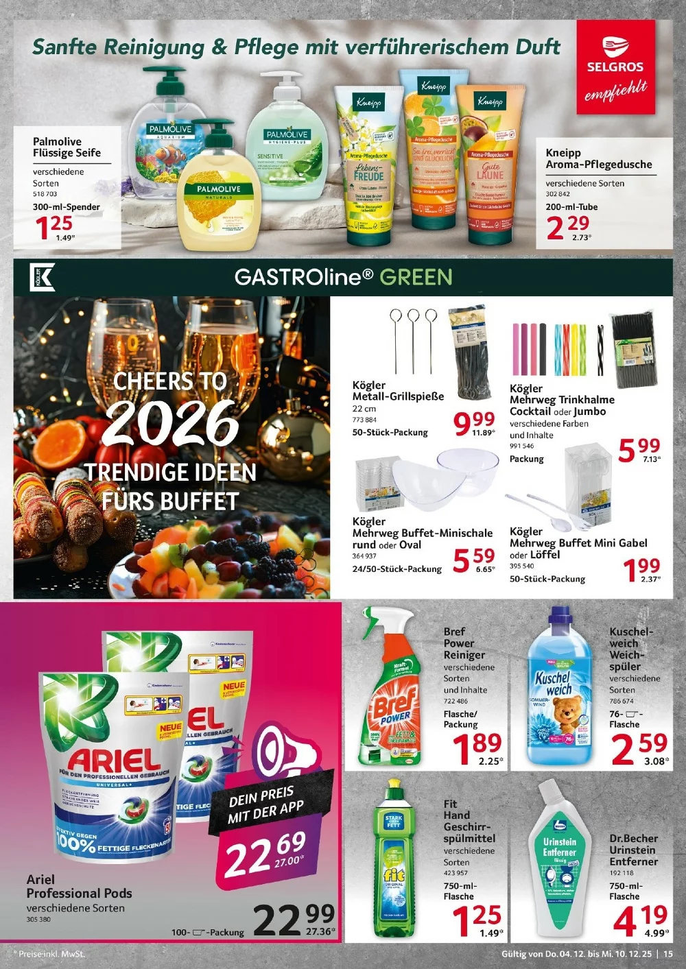 selgros prospekt dezember 4 10 15