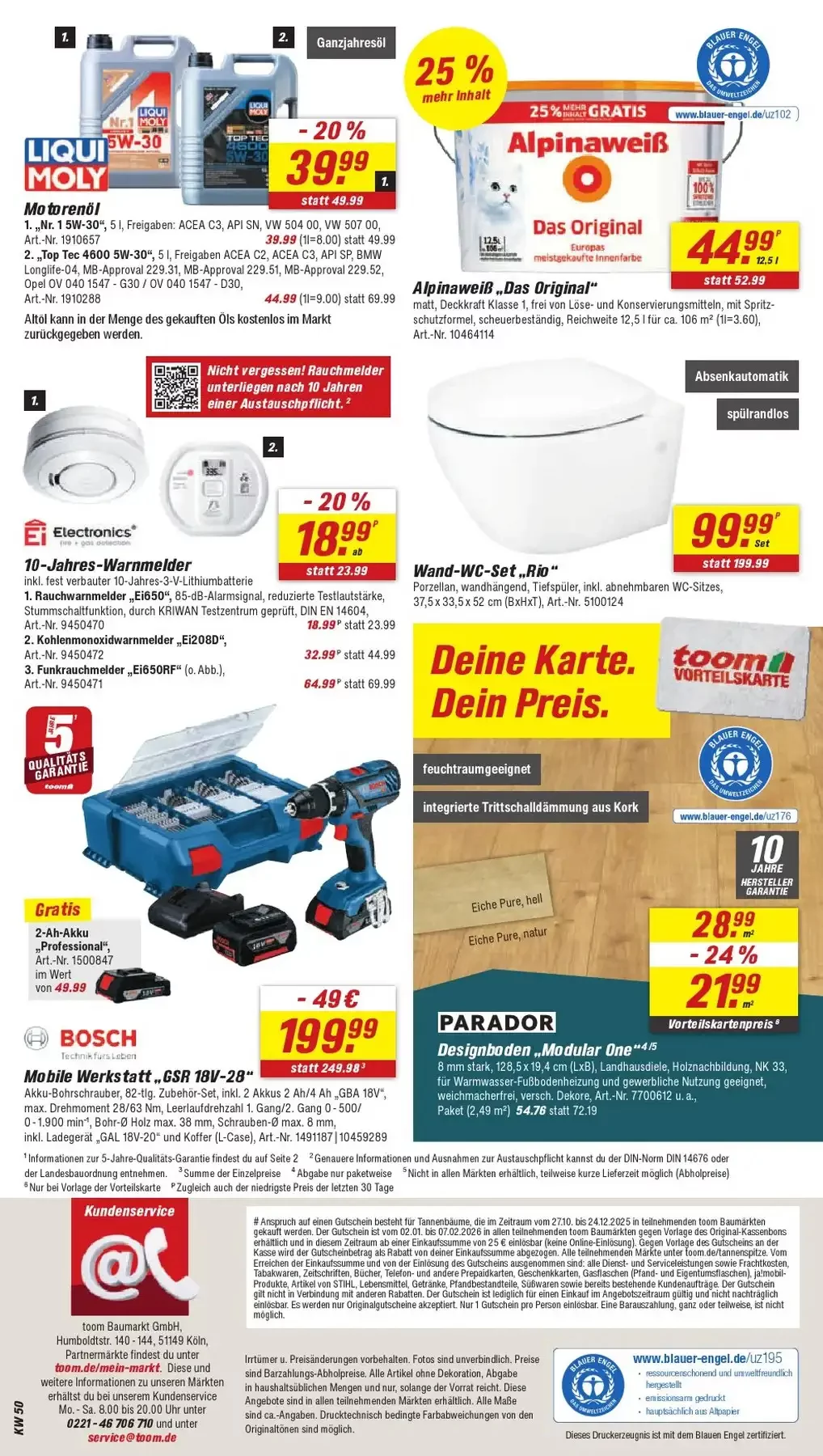 toom baumarkt prospekt dezember 2 12 10