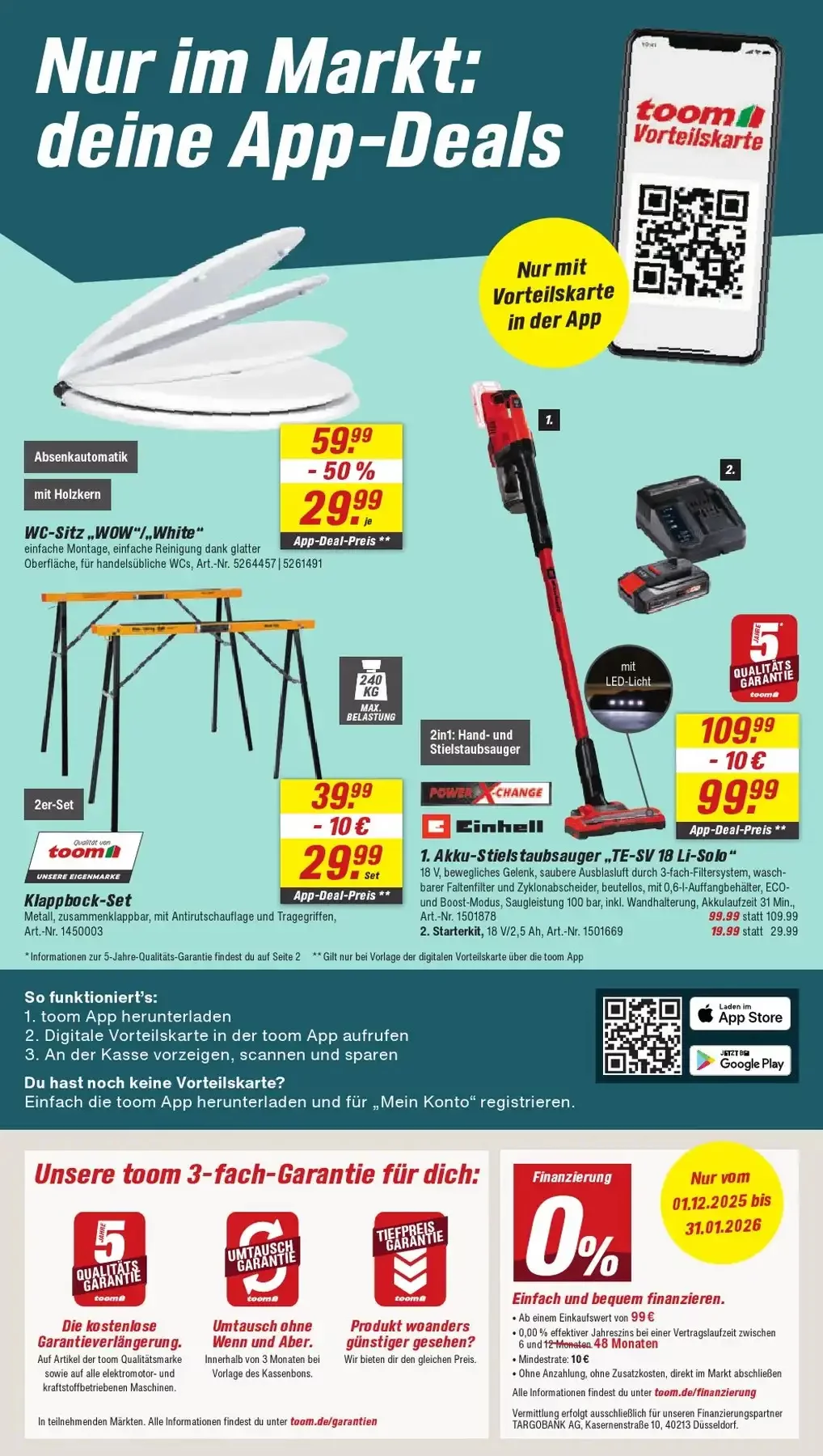 Toom Baumarkt Prospekt 06.12.2025 bis 12.12.2025 2 toom baumarkt prospekt dezember 2 12 2