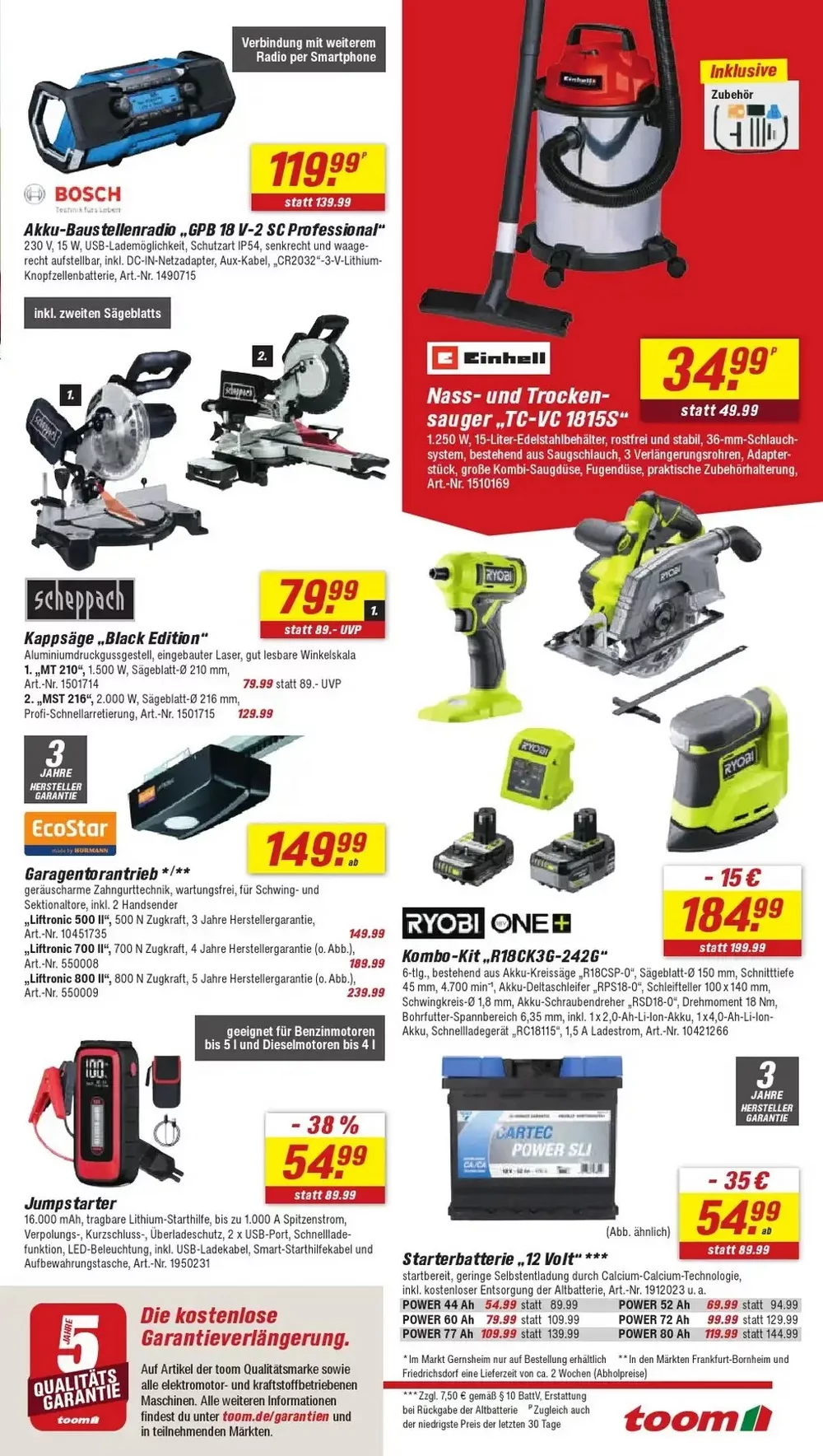toom baumarkt prospekt november 29 dezember5 7