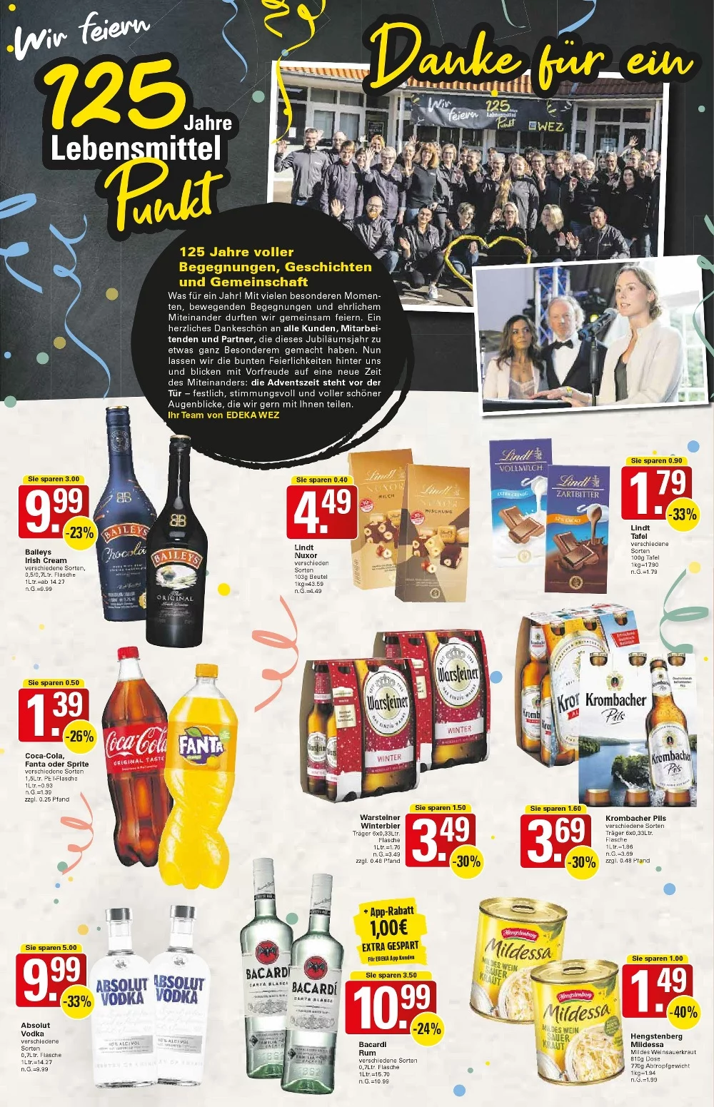 WEZ Prospekt 08.12.2025 bis 13.12.2025 2 wez prospekt november 24 29 2