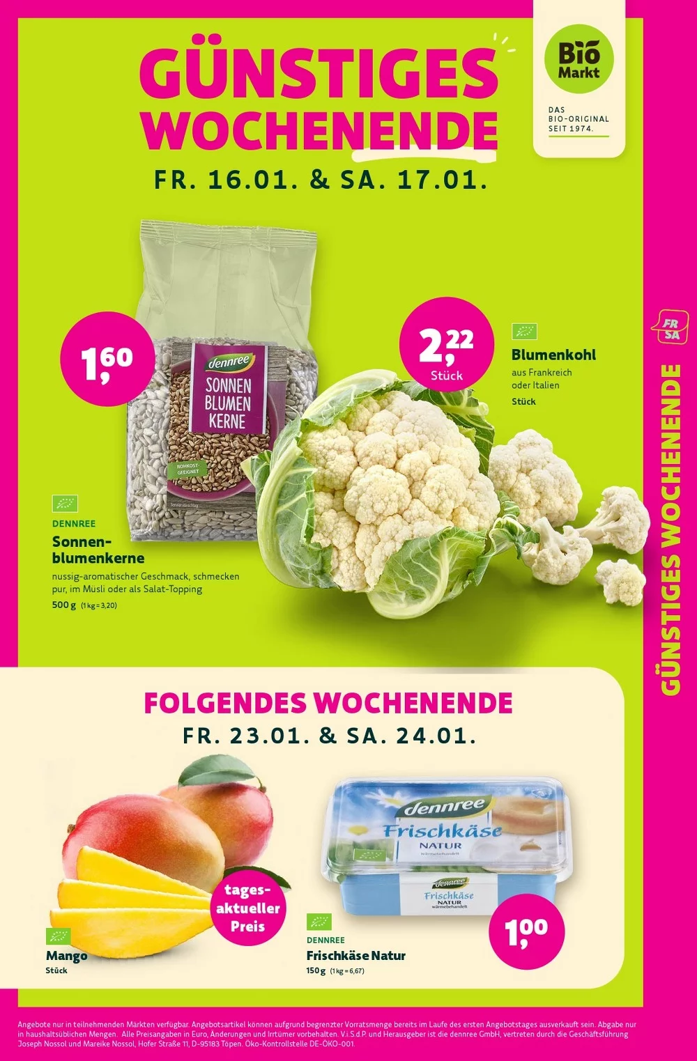 BioMarkt prospekt januar 14 27 2